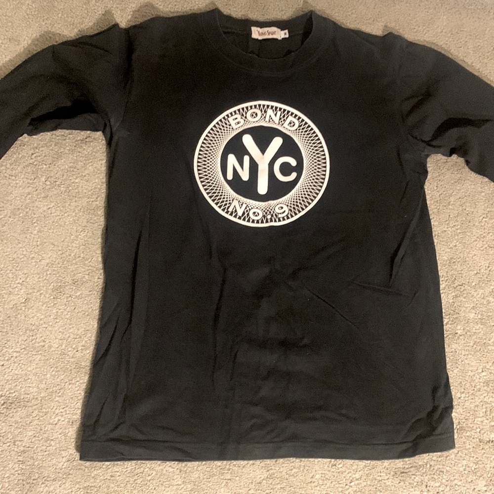 Bond number 9 #9 fragrance shirt in BLACK